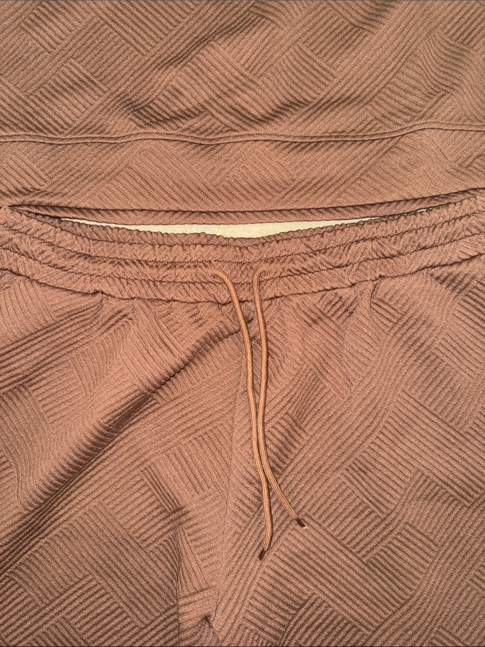 Two-Piece Ribbed Set in Deep Brown - Sets - Picture 3 of 8